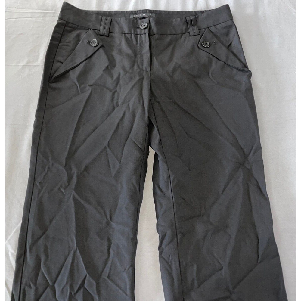 Theory Straight Leg Casual Dress Pants Women's Size 6 EUC!